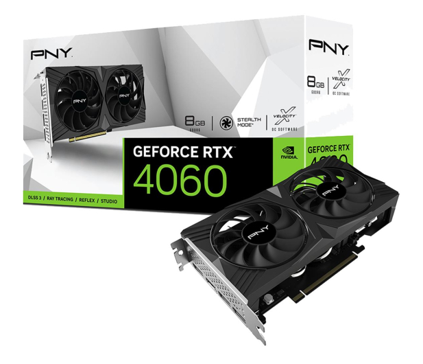 PNY GeForce RTX 4060 Dual Fan VERTO 8GB GDDR6 - 1156753 - zdjęcie